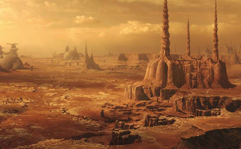 How to Create a Dusty Geonosis Base